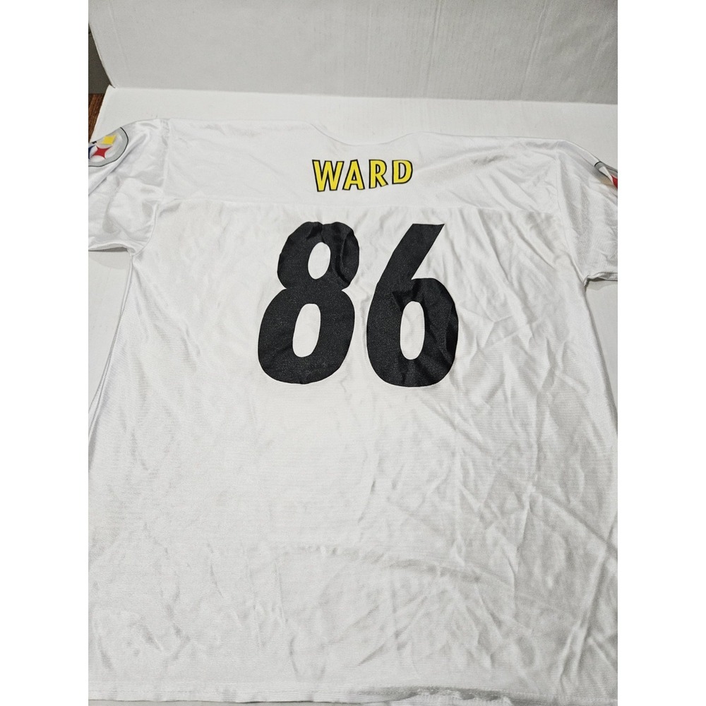 Size XL - Men's Team Apparel Pittsburgh Steelers NFL Jersey # 86 Heinz Ward - Picture 4 of 7
